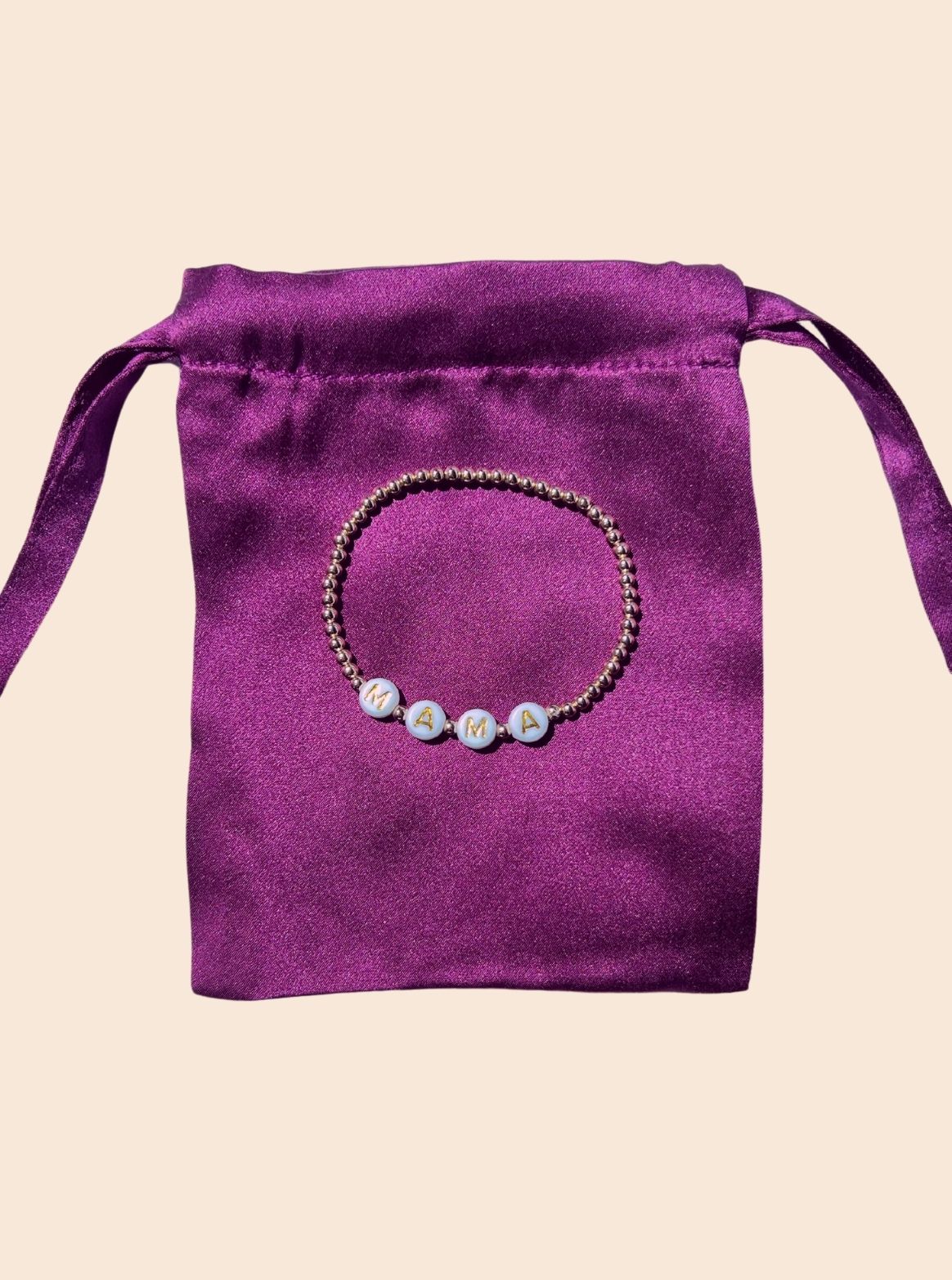 Handmade Gold Filled MAMA Bracelet