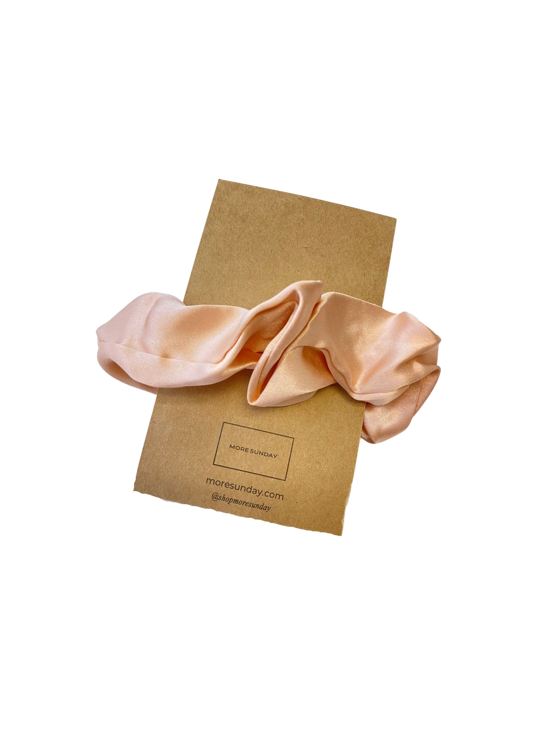 Silk Scrunchie Hair Accessory Look Polished Anytime | More Sunday Bridal Proposal Silk Scrunchie Sets lunya morgan lane