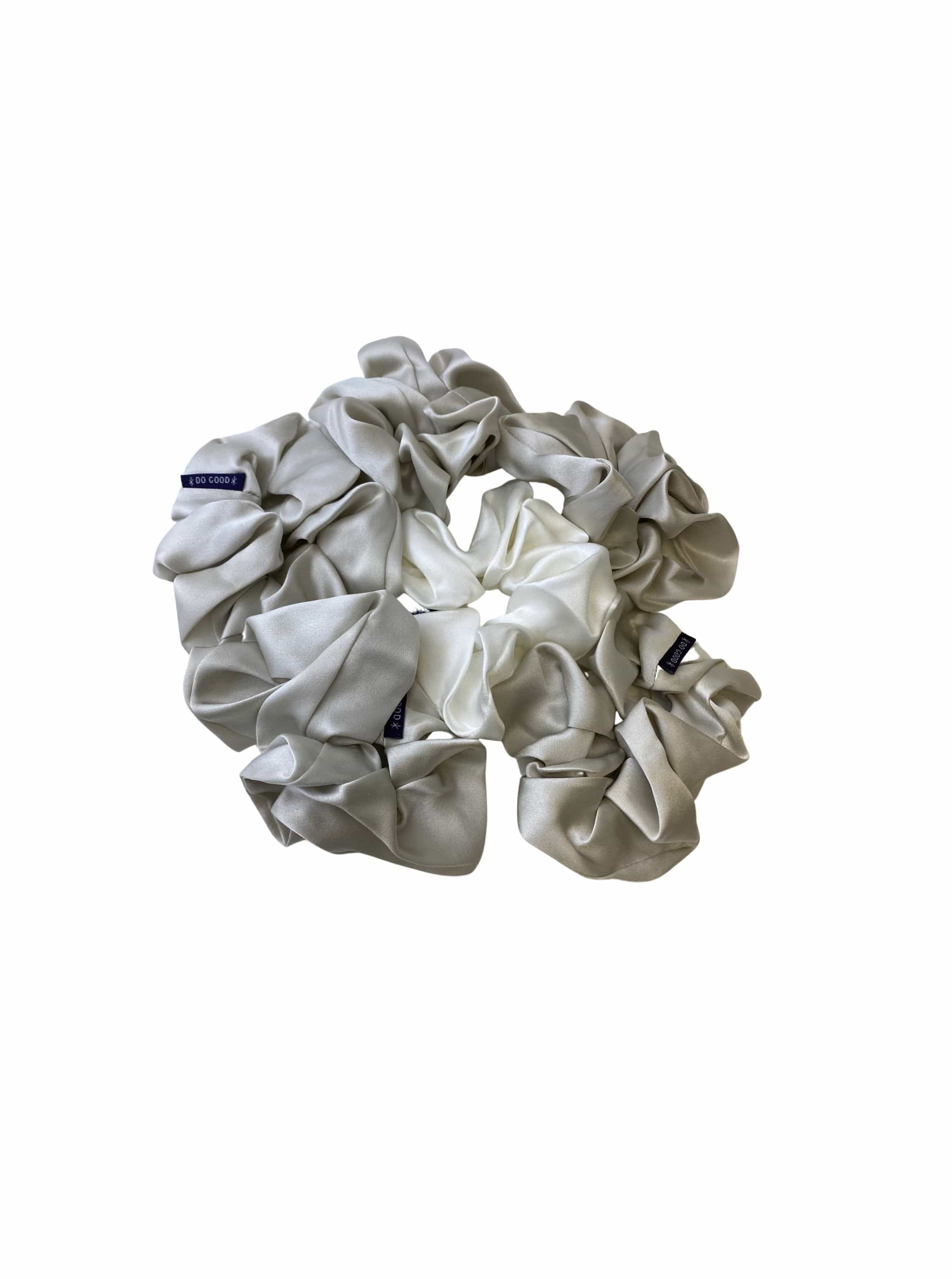 Silk Scrunchie Hair Accessory Look Polished Anytime | More Sunday Bridal Proposal Silk Scrunchie Sets lunya morgan lane