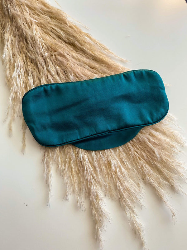 100% Mulberry Silk Sleep Eye Pillow Adjustable Strap| MORE SUNDAY Silk Sleeping Eye Mask Sleep More Silk Eye Pillow · Jewel Tone Collection lunya morgan lane