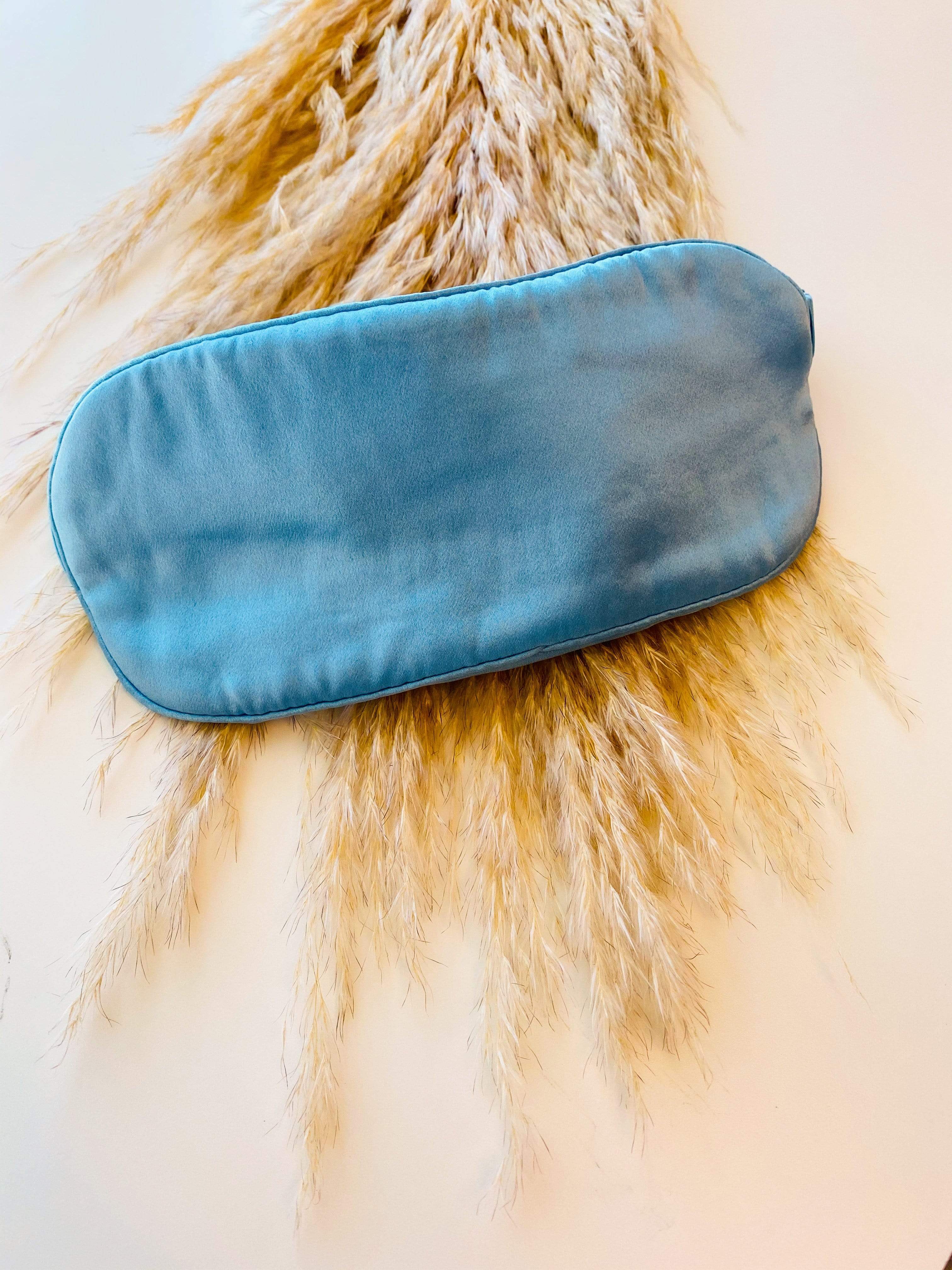 100% Mulberry Silk Sleep Eye Pillow Adjustable Strap| MORE SUNDAY Silk Sleeping Eye Mask French Blue Sleep More Silk Eye Pillow · Jewel Tone Collection lunya morgan lane