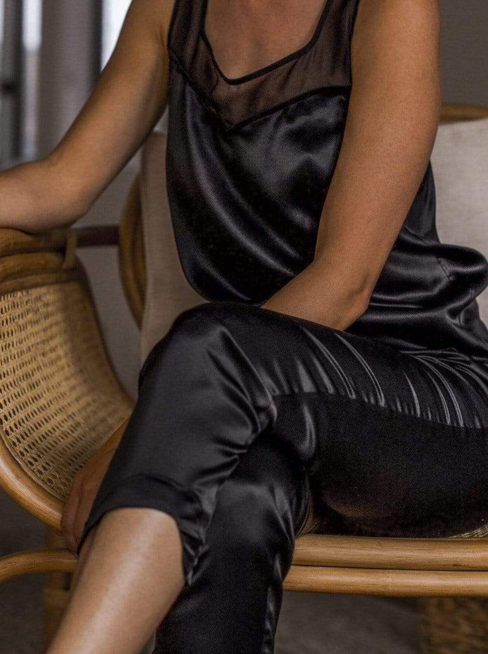 Washable 100% Mulberry Silk Pajama Set Nº3 | MORE SUNDAY Women's Pajama Set Silk Pajama Set Nº3 lunya morgan lane