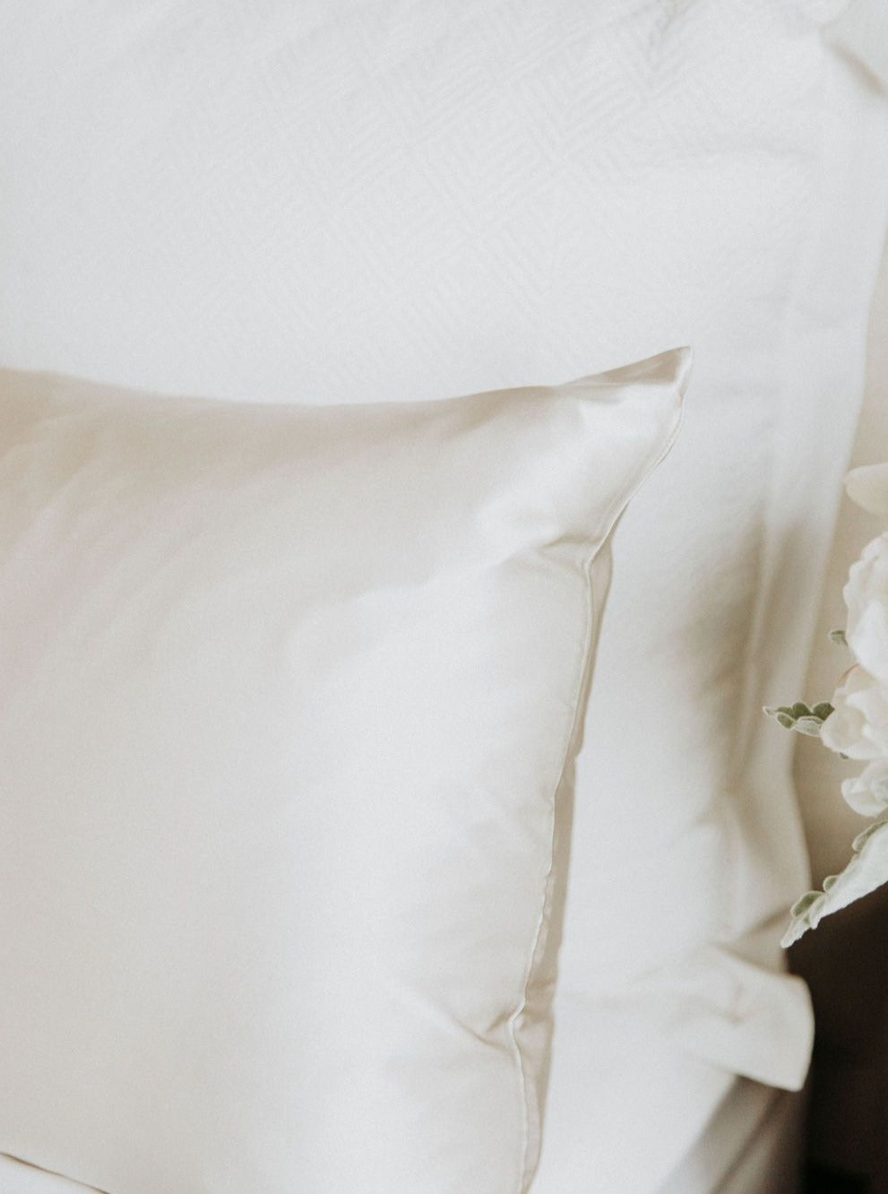 Silver Mist Grey#100% Mulberry Silk Pillow Cases - 19 momme | Mulberry Silk Silk Pillowcase Standard / Silver Mist Grey Silk Pillow Case lunya morgan lane silver-mist-grey