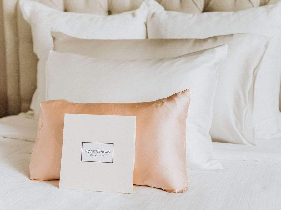 Blush Pink#100% Mulberry Silk Pillow Cases - 19 momme | Mulberry Silk Silk Pillowcase Silk Pillow Case lunya morgan lane