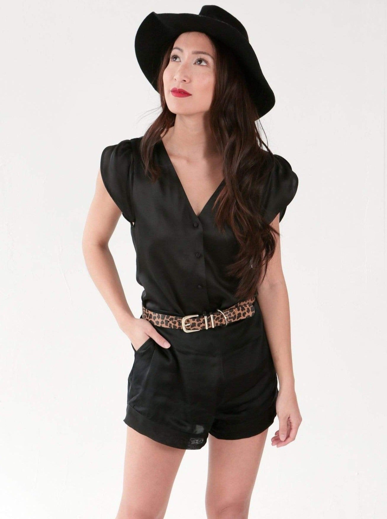 Washable 100% Mulberry Silk Pajama Set Shorts | MORE SUNDAY Women's S Soho Shorts · Black Caviar lunya morgan lane